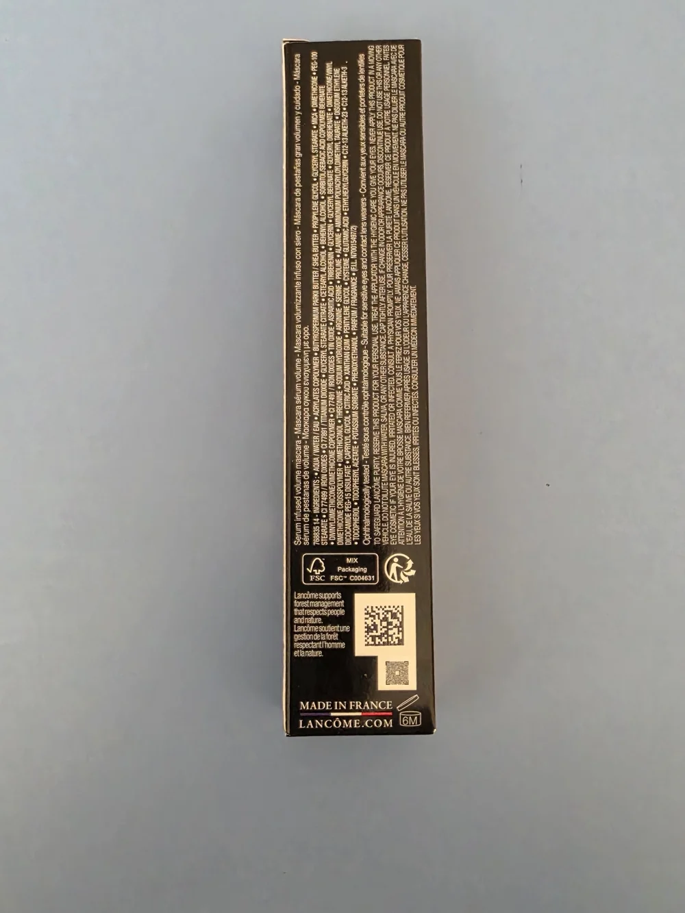 Lancôme Le 8 Hypnôse Serum Infused Volumizing Mascara - NIB 03 Noir Grenat